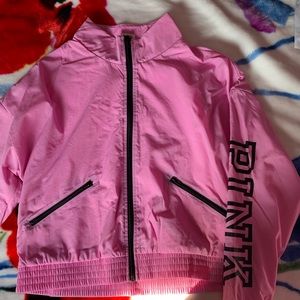 Brand new PINK by VS Windbreaker Jacket.